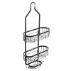 Shower Caddy, 3-Tier Hanging Bathroom Shower Storage Organization Shelves Rack Set, with Soap Holder and Hooks for Towels, Sponge