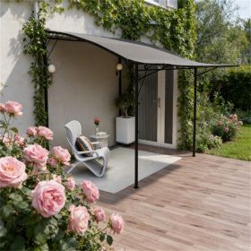 Outdoor pergola, terrace pergola, sunshade, brown
