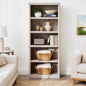 71" Ashwood Road 5 Shelf Bookcase, White Finish