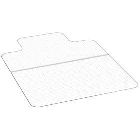 Chair Mat with Lip, 36 x 48-inch Office Chair Mat for Low Pile Carpeted Floors, Plastic Floor Protector Rug with Studded, Non-Slip & Easy to Clea