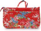 Printing Handbag Organizers Inside Purse Insert-High Capacity 13 Pockets Bag Organizer with Handle Fashion Style (Festive Flower