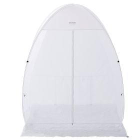 Spray Paint Shelter, 60 x 60 x 70 in Pop-Up Portable Spray Paint Tent with Built-In Floor, Exhaust Window and Storage Bag