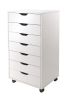Halifax Cabinet for Closet / Office; 7 Drawers; White