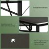 Outdoor pergola, terrace pergola, sunshade, brown