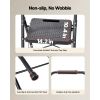3 Step Ladder, Folding Step Stool with Wide Anti-Slip Pedal and Comfort Handgrip, Lightweight 600 lbs Capacity Portable Steel Ladder