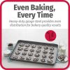 Everyday Nonstick Carbon Steel 13' x 9' Baking Sheet Set, 3 Pack – Standard-Sized Carbon Steel Cooking Pans, Bakeware Set, Cookie Sheets for Baking
