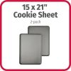 Everyday Nonstick Carbon Steel 13' x 9' Baking Sheet Set, 3 Pack – Standard-Sized Carbon Steel Cooking Pans, Bakeware Set, Cookie Sheets for Baking