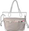 Purse organizer insert for  handbag is compatible with more similar brands of tote bag-nylon organizer