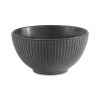 12-Piece Stoneware Dinnerware Set Grey
