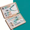 1 set of nail clippers, including nail scissors and cuticle scissors, household scissor tool