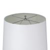 D16x27" Glass Table Lamp