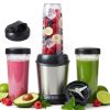 Moothie Blender, Countertop Blenders for Kitchen with 23 34 60oz BPA-Free Portable Cups, Professional Smoothie Maker with Four Programs for Shakes