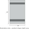 Albany Kitchen Towel 4-Pack Set, Grey/White, 16"x26"
