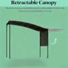 Outdoor pergola, terrace pergola, sunshade, brown