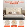 Headboard, King Size Headboard with Adjustable Height, Comfortable Diamond Tufted for King Size Bed, W84.1 x H (54.33-60.24) x D 8.27 in