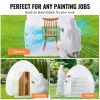 Spray Paint Shelter, 60 x 60 x 70 in Pop-Up Portable Spray Paint Tent with Built-In Floor, Exhaust Window and Storage Bag