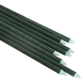 8PC 3/8inch 4ft Dark Green Solid Sticks For Plant Support Offer High Strength, Corrosion Resistance, And Durability, Suitable For Flowers, Vegeta (Option: 38inch4ft)